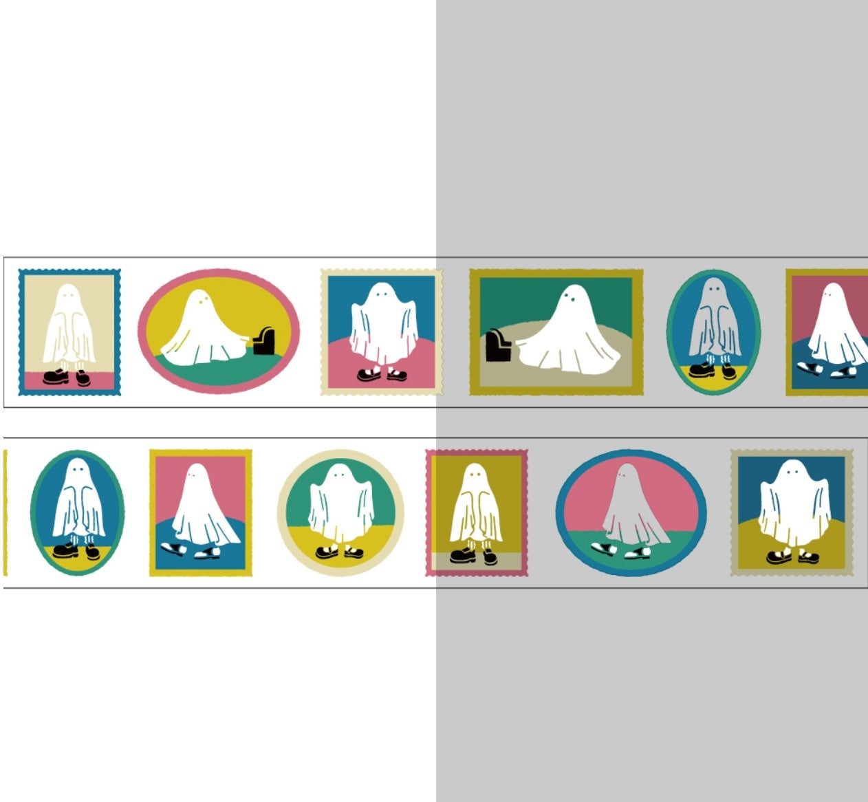 GREENFLASH: WEARING SHOES GHOST - WASHI TAPE (YELLOW)