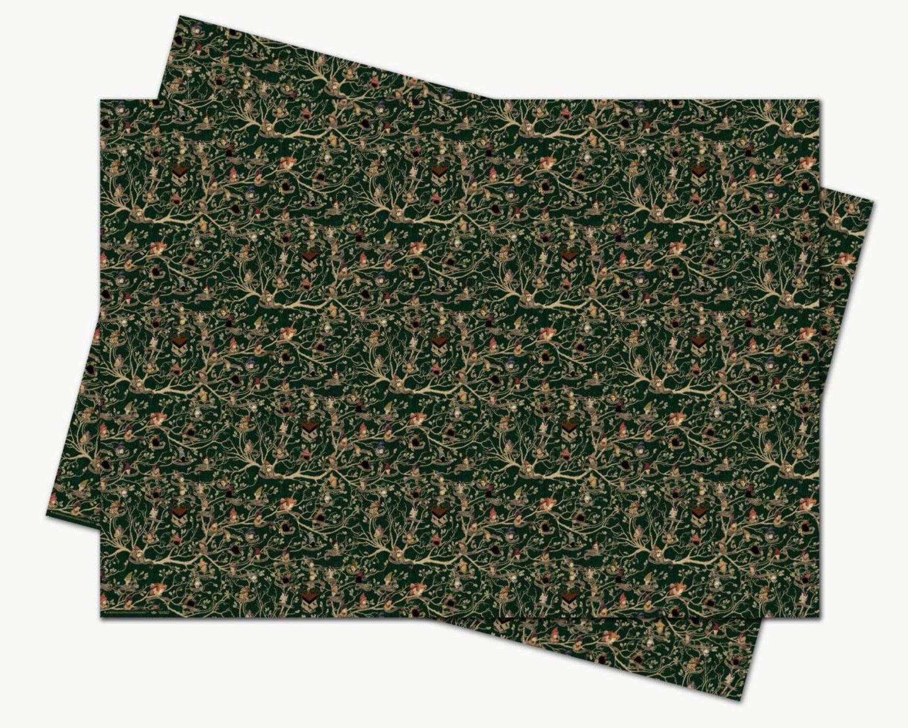 HOUSE-OF-MINALIMA-HARRY-POTTER-GIFT-WRAPPING-PAPER-BLACK-FAMILY-TAPESTRY