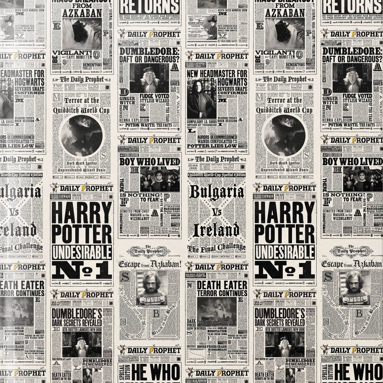 HOUSE-OF-MINALIMA-HARRY-POTTER-GIFT-WRAPPING-PAPER-THE-DAILY-PROPHET