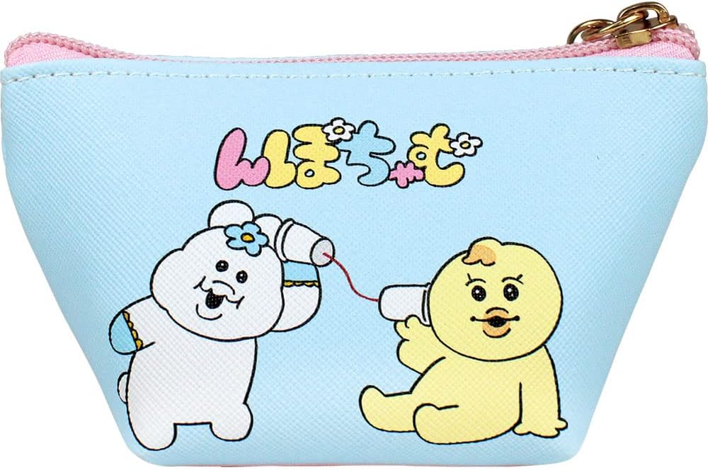 KAWAISOUNI-NPOCHAMU-MINI-ZIP-POUCH-BLUE