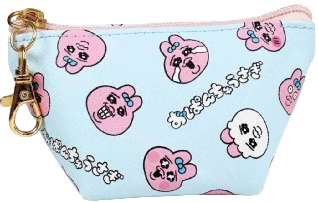 KAWAISOUNI-RABBIT-MINI-ZIP-POUCH-BLUE