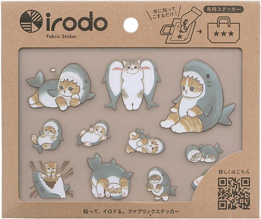 MOFUSAND: IRODO FABRIC STICKERS (SHARK)