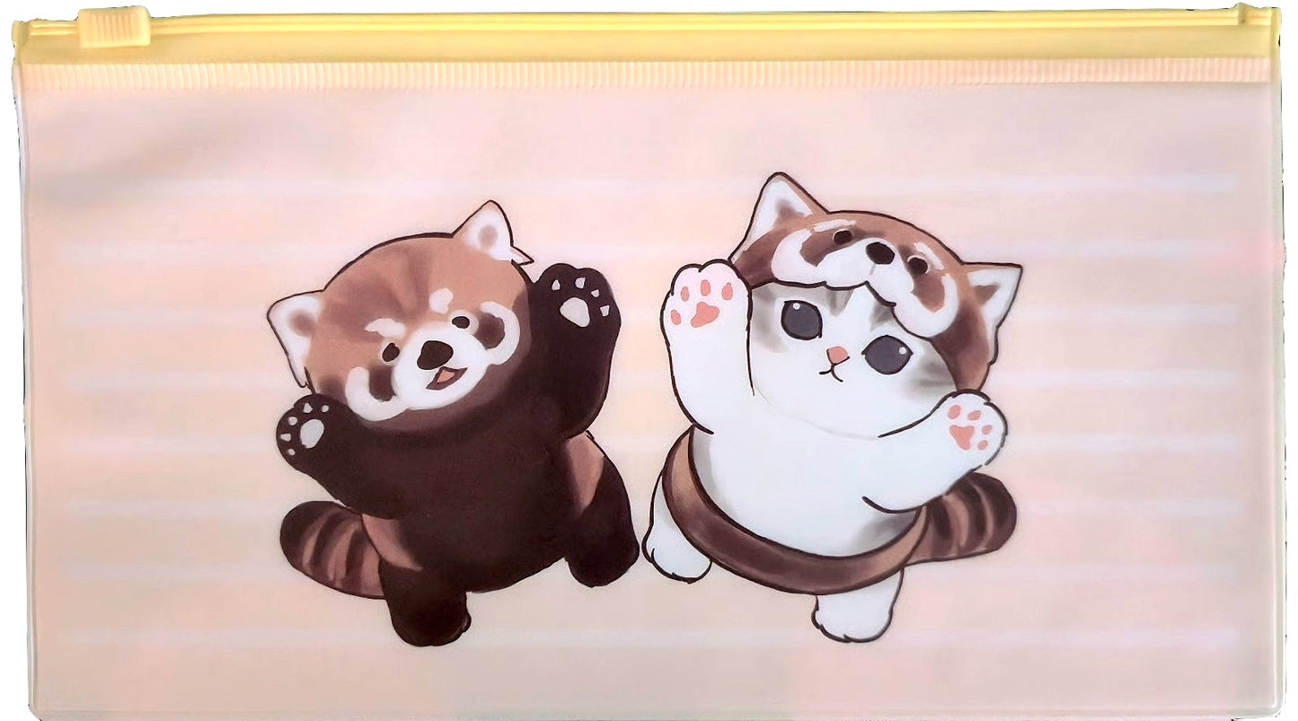 MOFUSAND: ZIP PENCIL CASE - MOFUSAND W/ RED PANDA