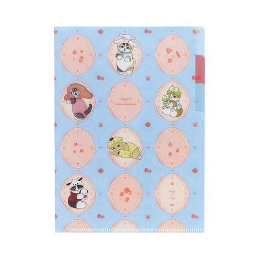 MOFUSAND X SANRIO: MULTI TAB MINI CLEAR FILE (HUG)