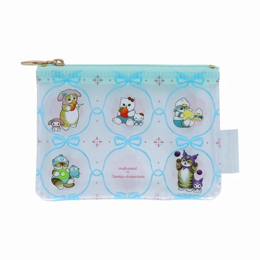 MOFUSAND X SANRIO: MINI ZIP POUCH (BLUE)