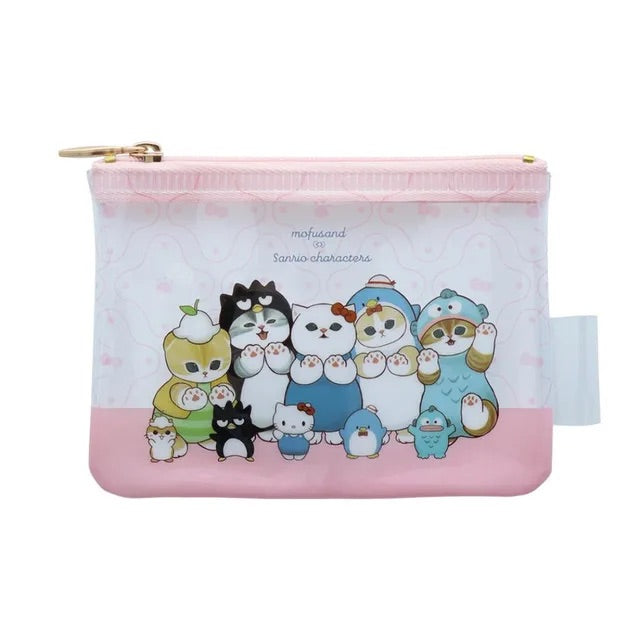 MOFUSAND X SANRIO: MINI ZIP POUCH (PINK)