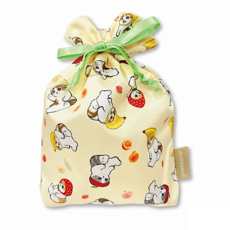 MOFUSAND: SATIN DRAWSTRING BAG - FURUTSU