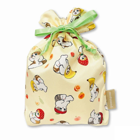 MOFUSAND: SATIN DRAWSTRING BAG - FURUTSU
