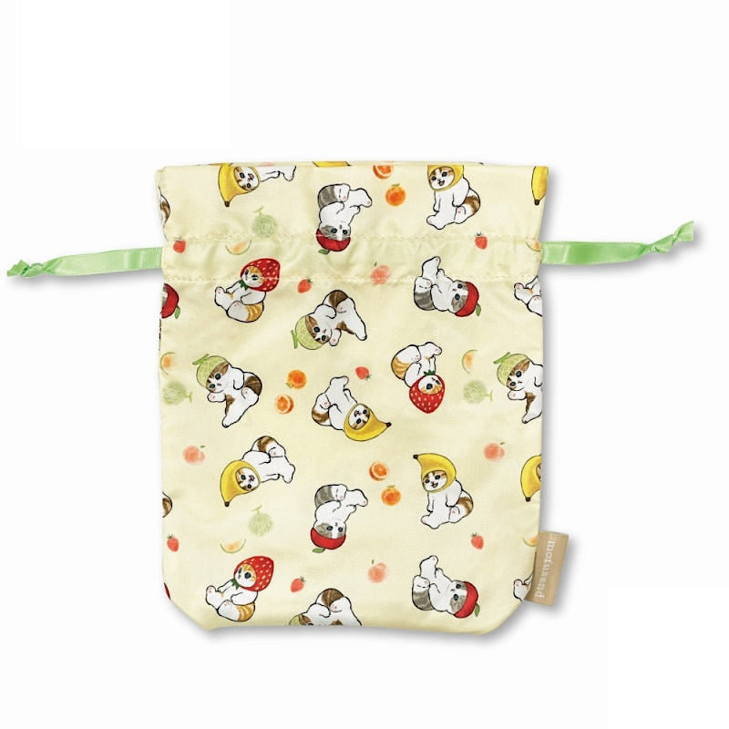 MOFUSAND: SATIN DRAWSTRING BAG - FURUTSU
