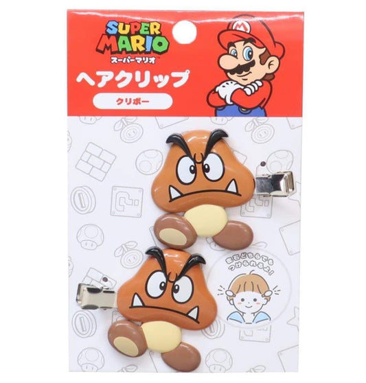 NINTENDO: HAIR CLIPS - GOOMBA
