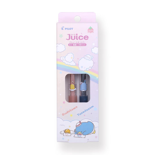 PILOT-JUICE-SANRIO-GEL-PEN-SET-V2-GUDETAMA-TUXEDO-SAM