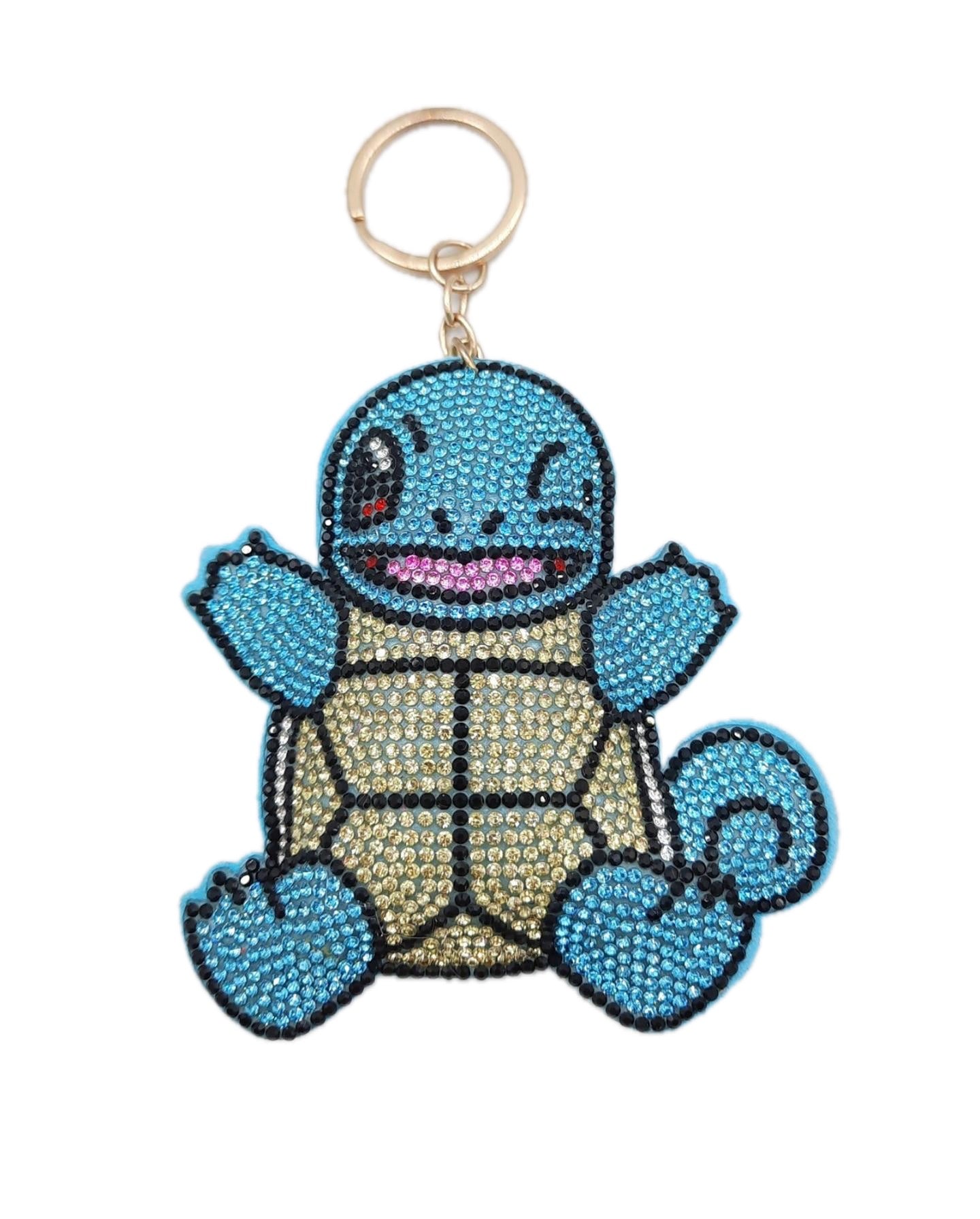 POKEMON: DAZZLING BAG CHARM / KEYCHAIN (SQUIRTLE)
