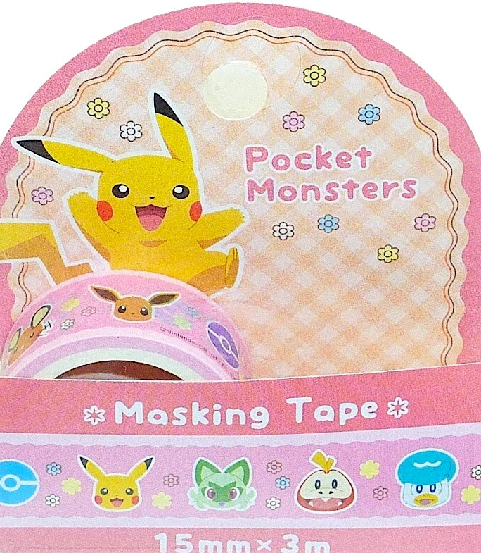 POKEMON-WASHI-TAPE-PINK