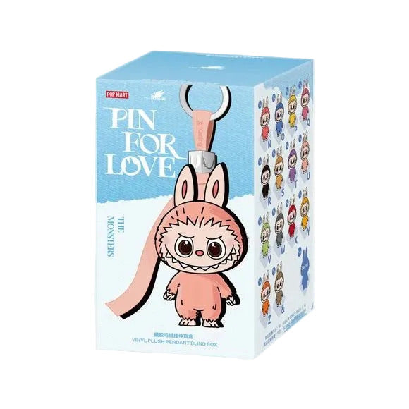POP MART: THE MONSTERS LABUBU PIN FOR LOVE SERIES PLUSH PENDANT (BLIND) N-Z