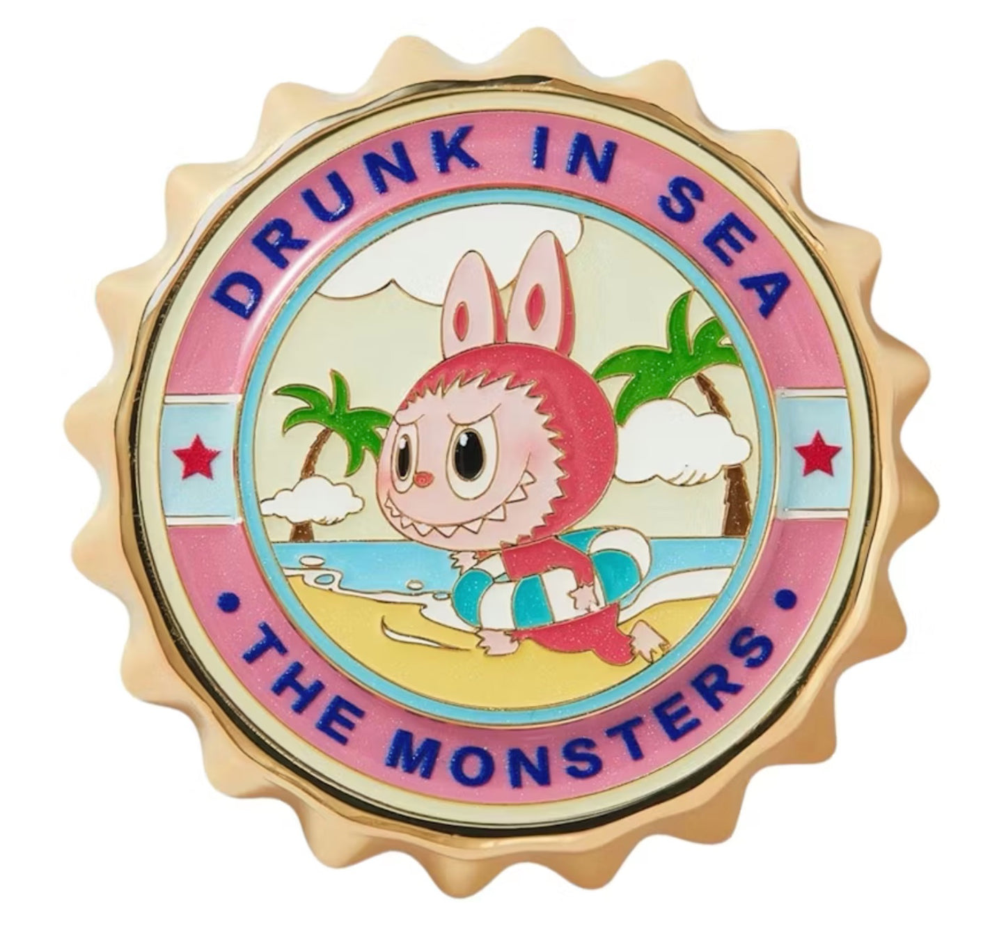 POP MART: THE MONSTERS - LABUBU (ENCHANTED BY THE SEASIDE) MAGNET BOTTLE OPENER