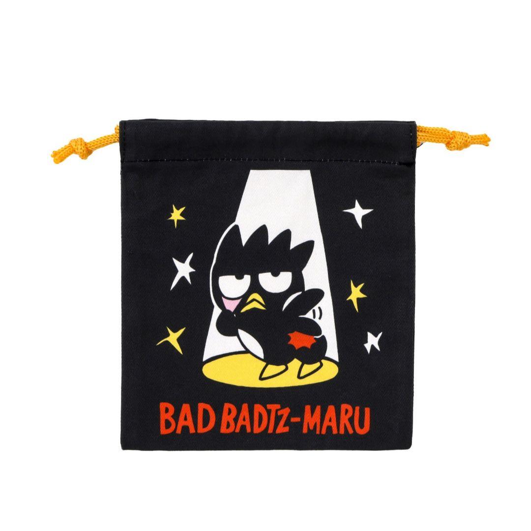 SANRIO: SANRIO X 3COINS - DRAWSTRING POUCH (BAD BADTZ-MARU)