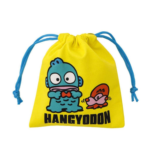 SANRIO: SANRIO X 3COINS - DRAWSTRING POUCH (HANGYODON)