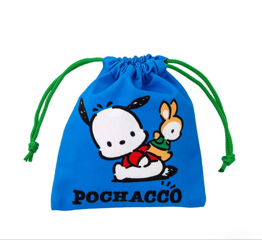 SANRIO: SANRIO X 3COINS - DRAWSTRING POUCH (POCHACCO)