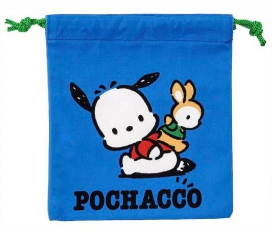 SANRIO: SANRIO X 3COINS - DRAWSTRING POUCH (POCHACCO)