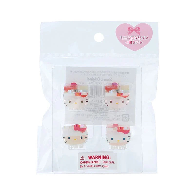 SANRIO: HAIR CLIPS - ACRYLIC (HELLO KITTY)