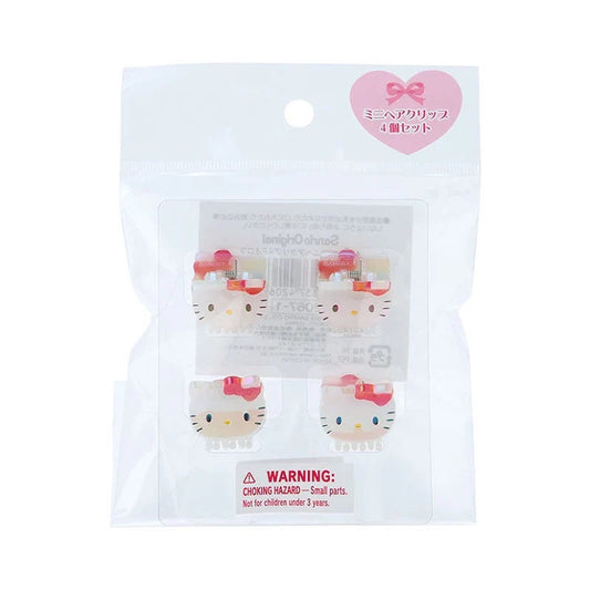 SANRIO: HAIR CLIPS - ACRYLIC (HELLO KITTY)