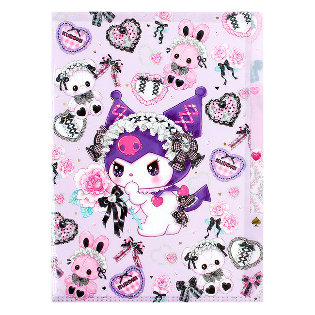 SANRIO-AMENOMORI-FUMIKA-MINI-CLEAR-FILE-KUROMI