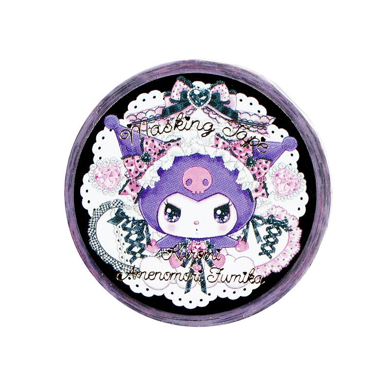 SANRIO-AMENOMORI-FUMIKA-WASHI-TAPE-KUROMI