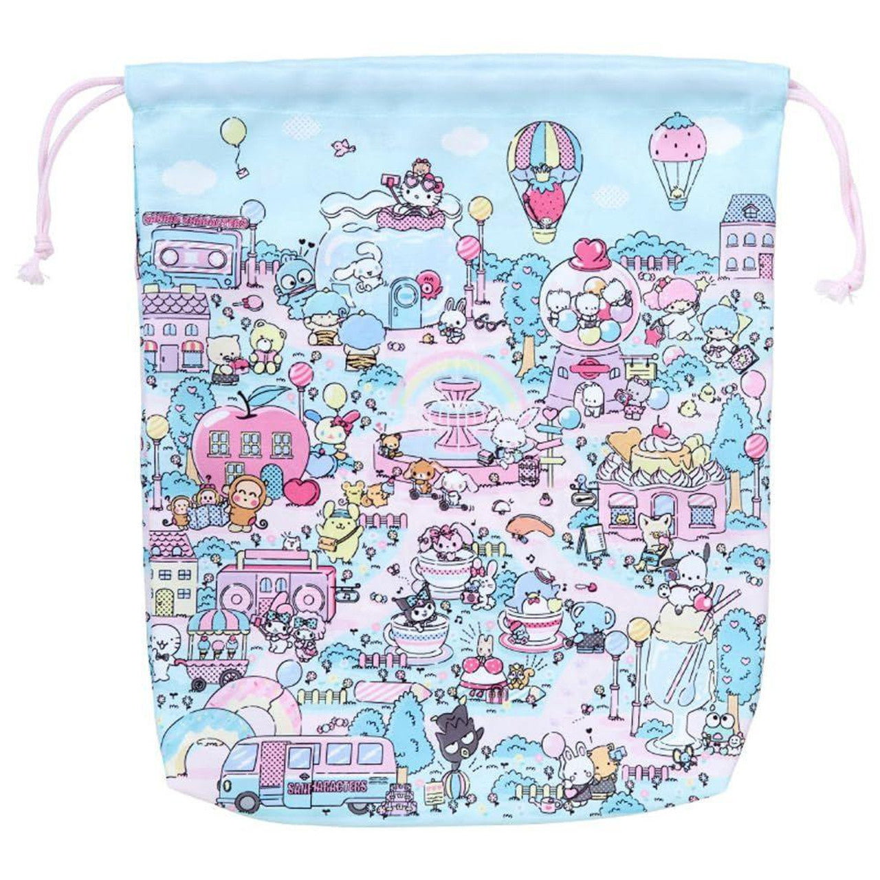SANRIO-CHARACTERS-ORIGINAL-FANTASY-TRIP-DRAWSTRING-BAG-SET