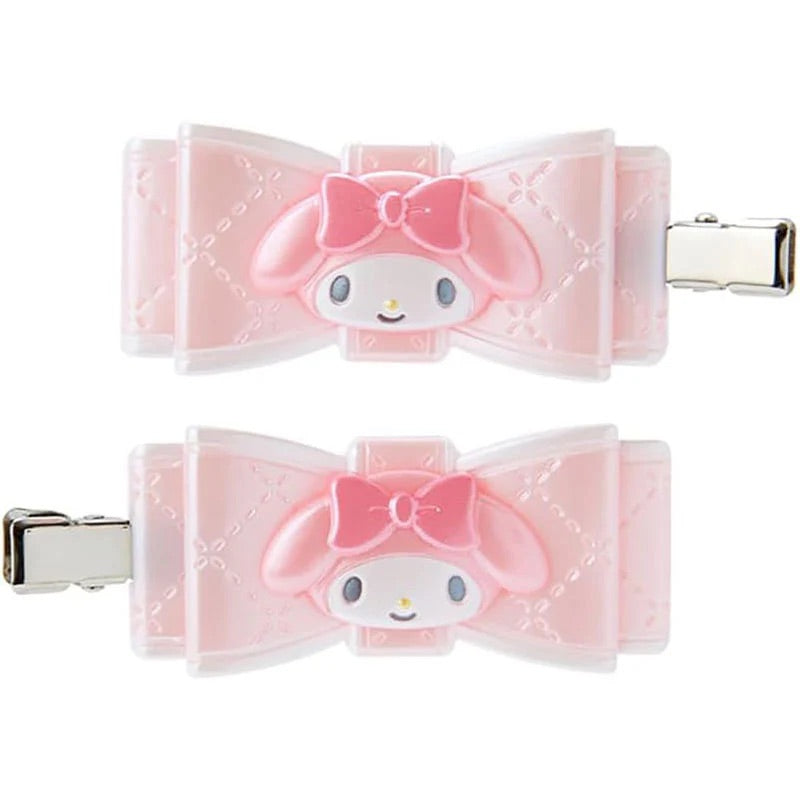SANRIO: HAIR CLIPS - BOWS (MY MELODY)