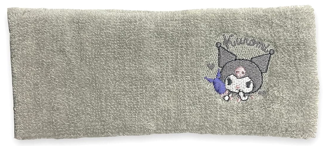 SANRIO: HEADBAND - PILE FABRIC (KUROMI)