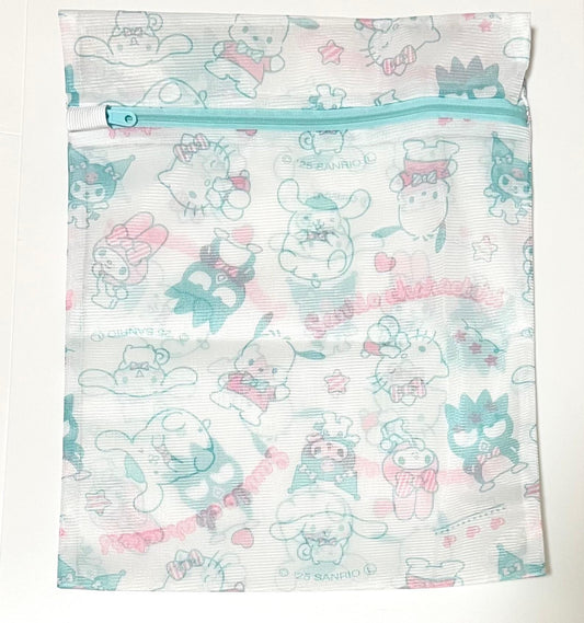 SANRIO: LAUNDRY NET - SQUARE (SANRIO CHARACTERS - BLUE)