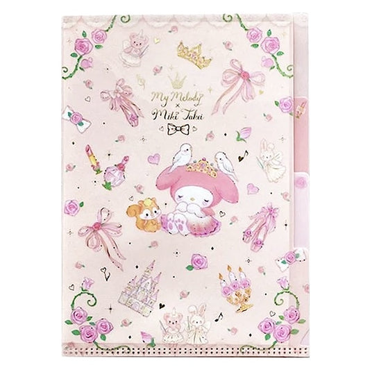 SANRIO X MIKI TAKEI: MULTI TAB MINI CLEAR FILE - MY MELODY