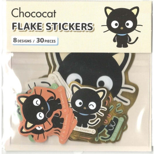 SANRIO: PAPER FLAKE STICKERS - CHOCOCAT
