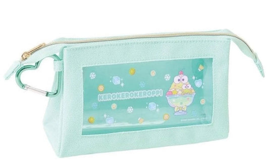 SANRIO-PEN-POUCH-KEROKEROKEROPPI-GREEN