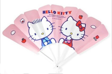 SANRIO: WATER FOLDING FAN - HELLO KITTY