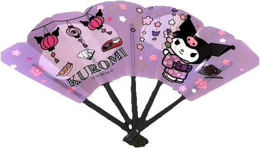 SANRIO: WATER FOLDING FAN - KUROMI