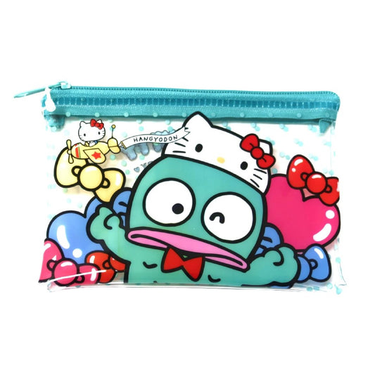 SANRIO: TINY FLAT ZIP POUCH - 50TH ANNIVERSARY (HANGYODON)