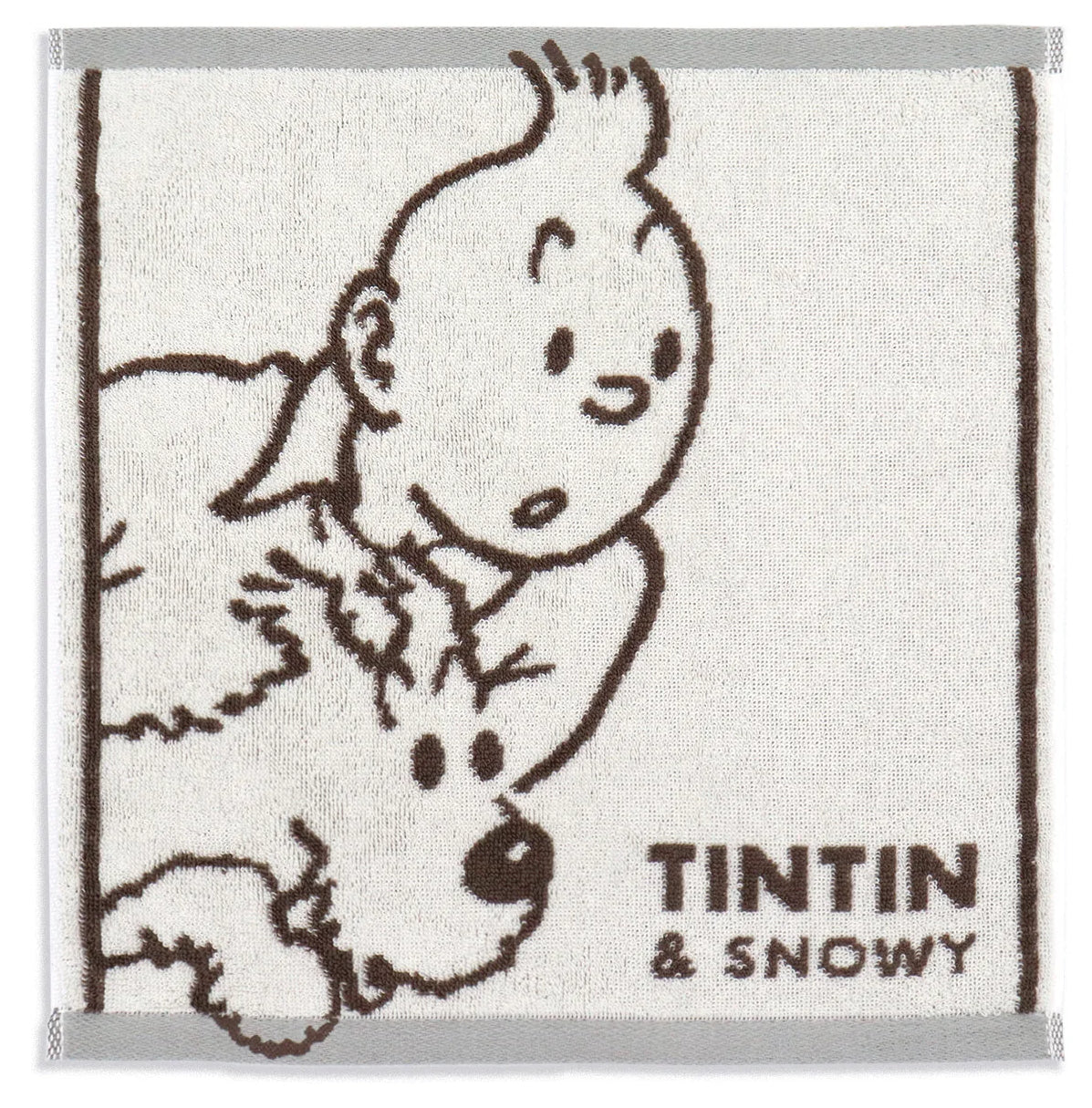 THE ADVENTURES OF TINTIN: WASH TOWEL - CORK WHITE