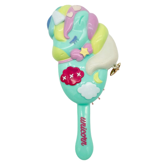 UNICORN HAIR BRUSH (TEAL HANDLE)