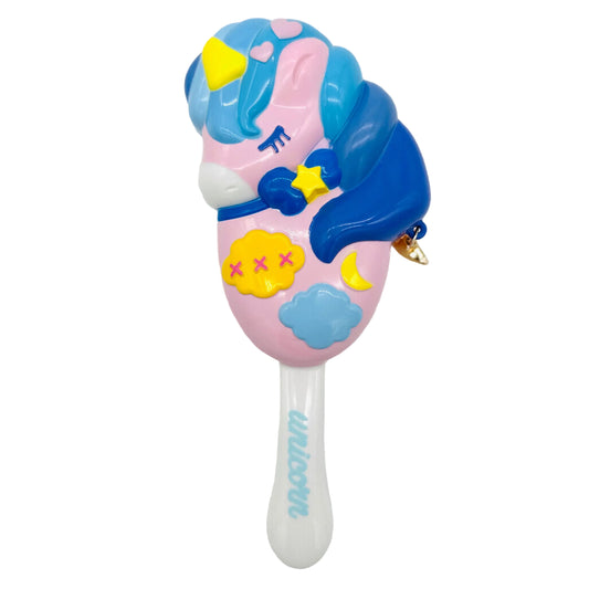 UNICORN HAIR BRUSH (WHITE HANDLE)