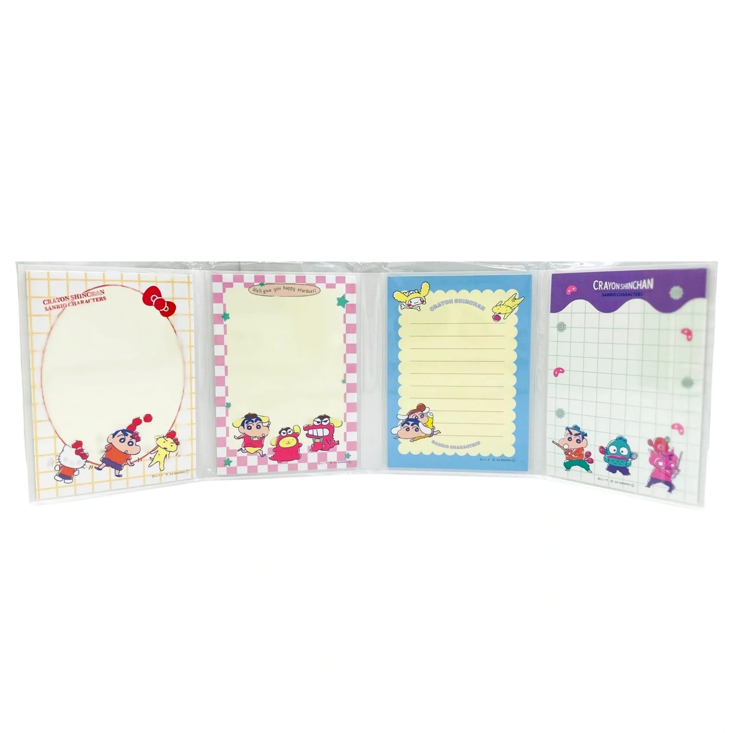 SANRIO-CRAYON-SHIN-CHAN-NOTE-SET-PINK