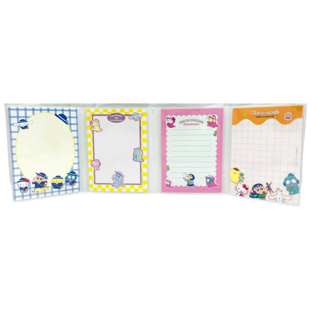 SANRIO-CRAYON-SHIN-CHAN-NOTE-SET-YELLOW