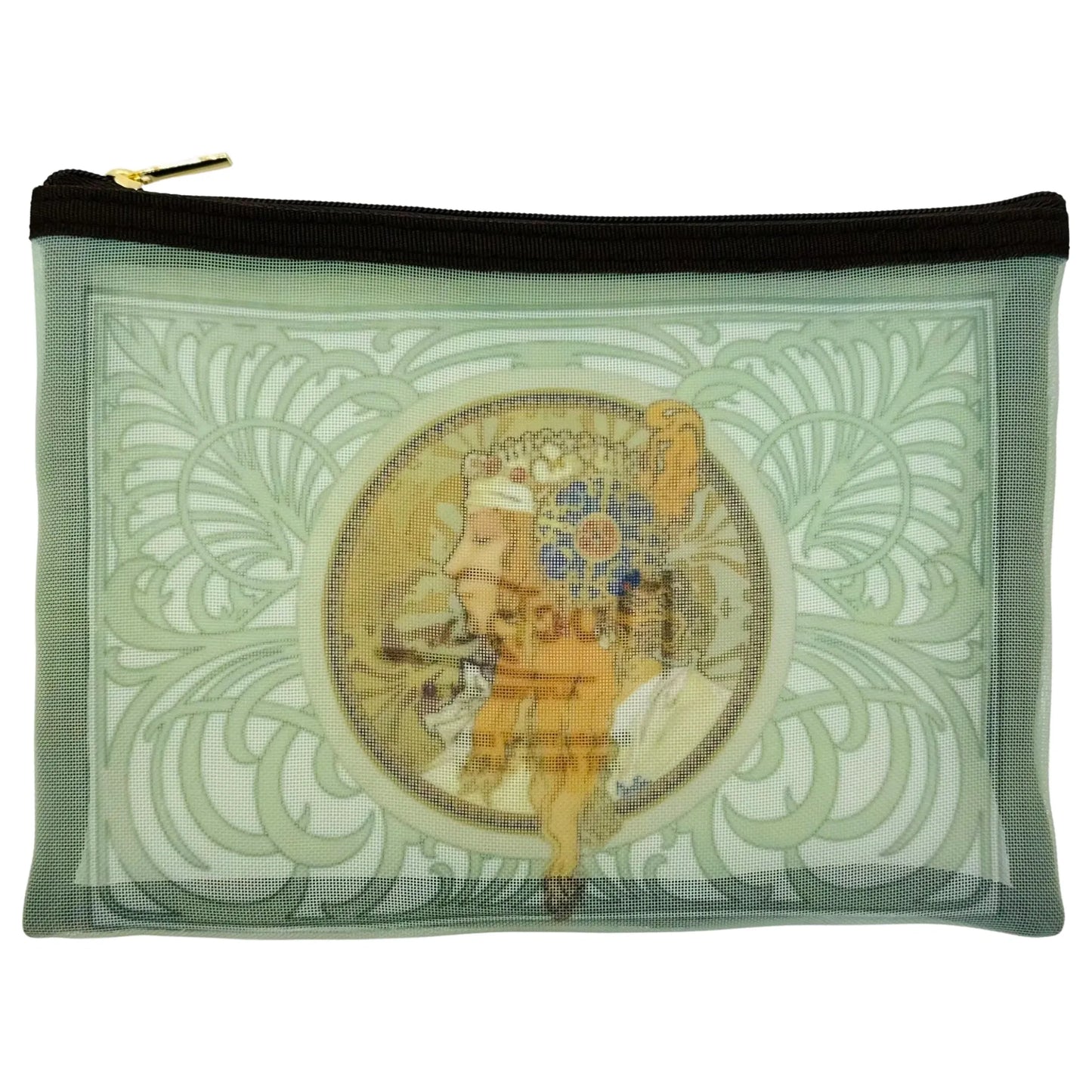 ART-PRINT-JAPAN-MUCHA-MESH-ZIP-BAG-SALON