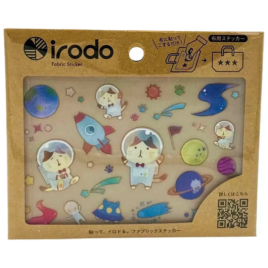 IRODO-FABRIC-STICKERS-SPACE-CATS