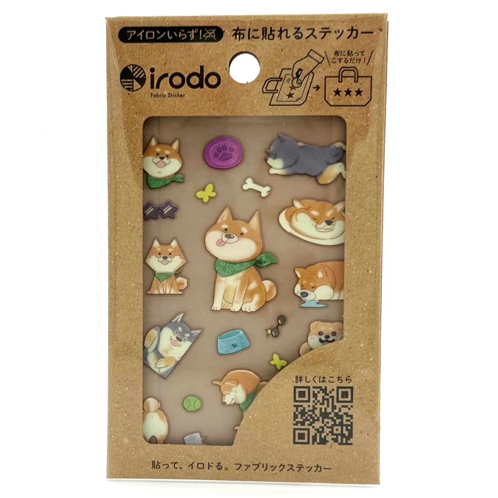 IRODO-FABRIC-STICKERS-SHIBA-INUS