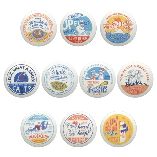 STUDIO GHIBLI: KIKI'S DELIVERY SERVICE - TIN BADGE (MILK CAP SERIES)