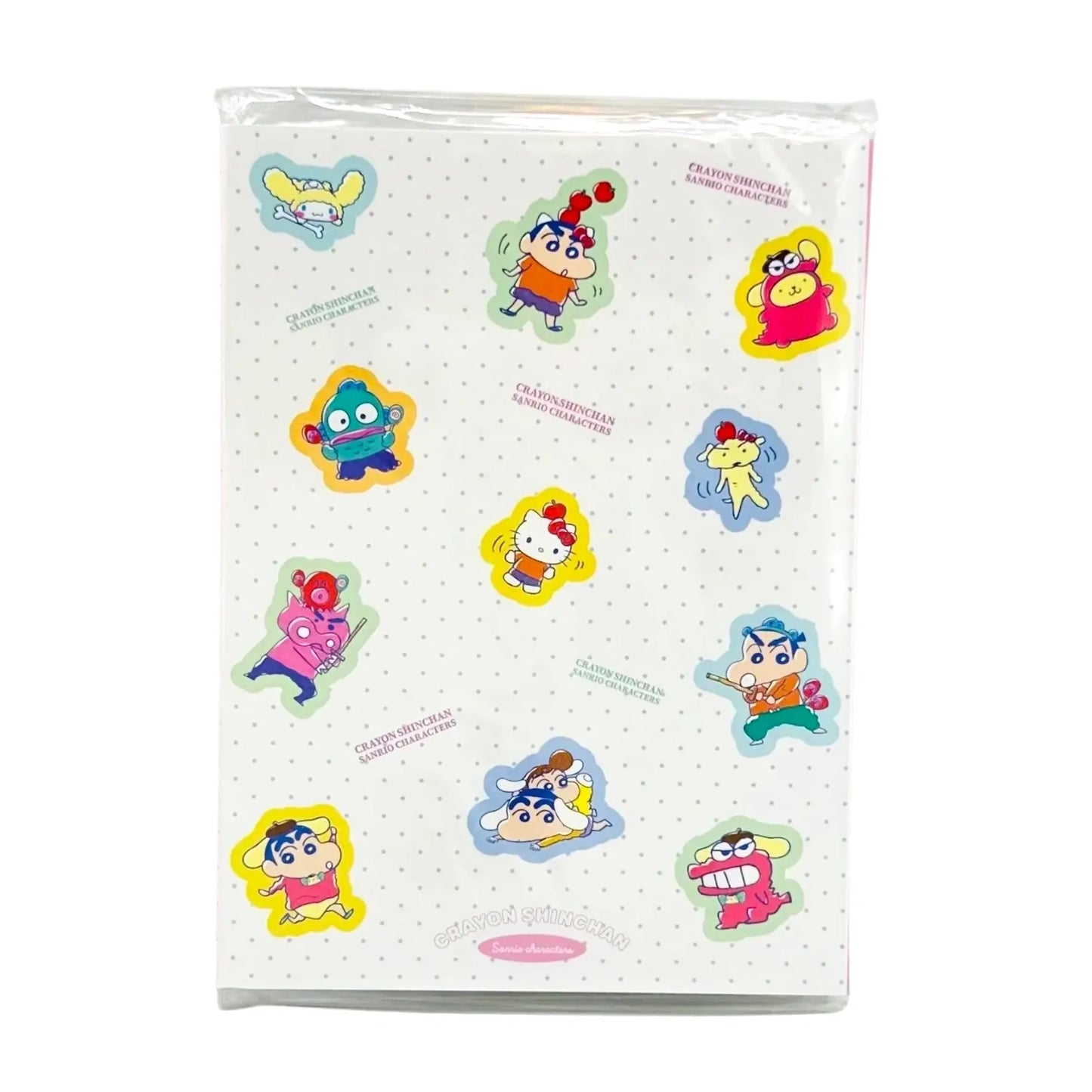 SANRIO-CRAYON-SHIN-CHAN-NOTE-SET-PINK