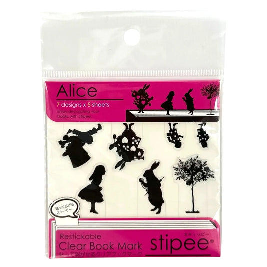 STIPEE: ALICE IN WONDERLAND - CLEAR BOOKMARKS