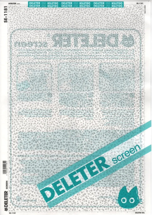 DELETER SCREEN: SE-1181