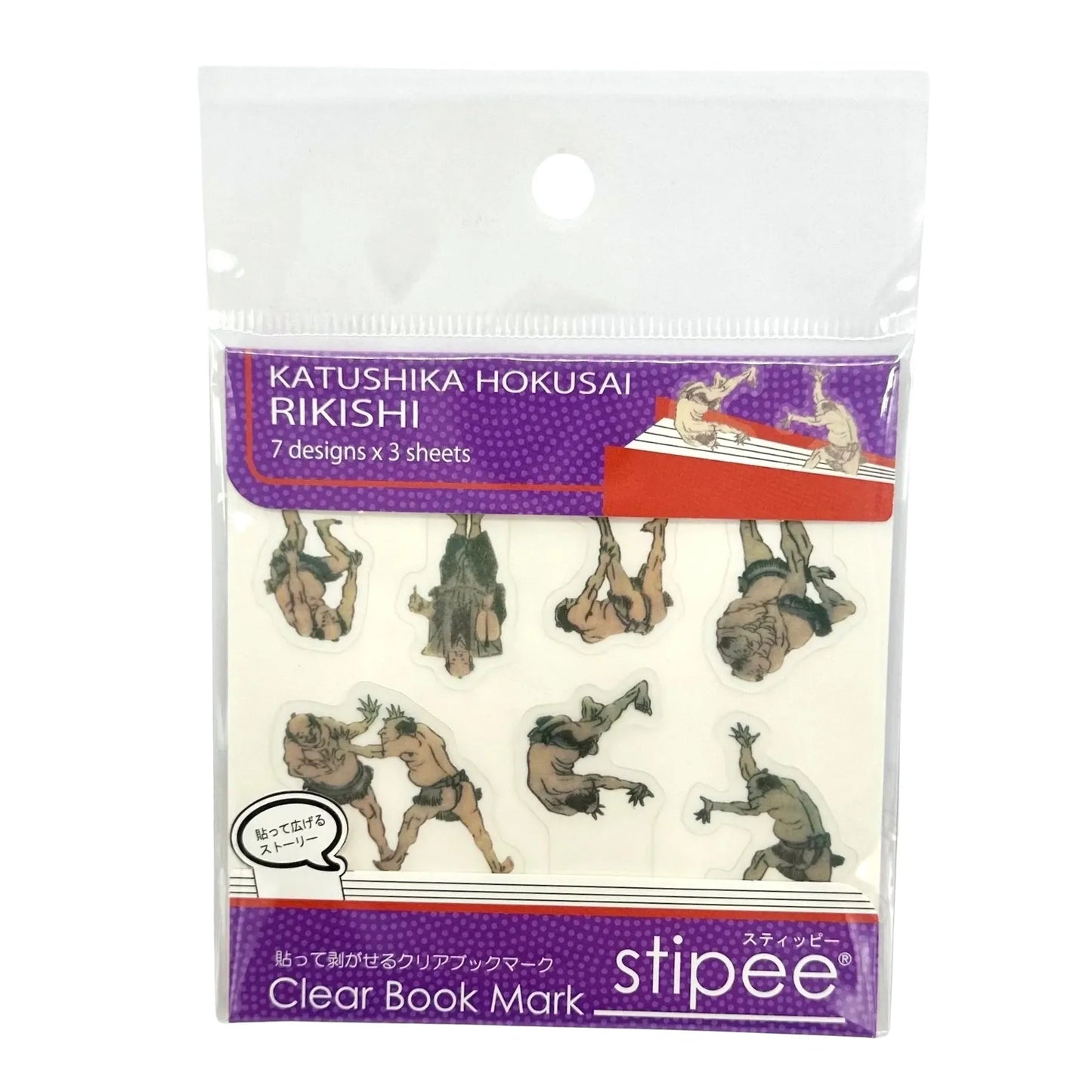 STIPEE: KATUSHIKA HOKUSAI RIKISHI - CLEAR BOOKMARKS
